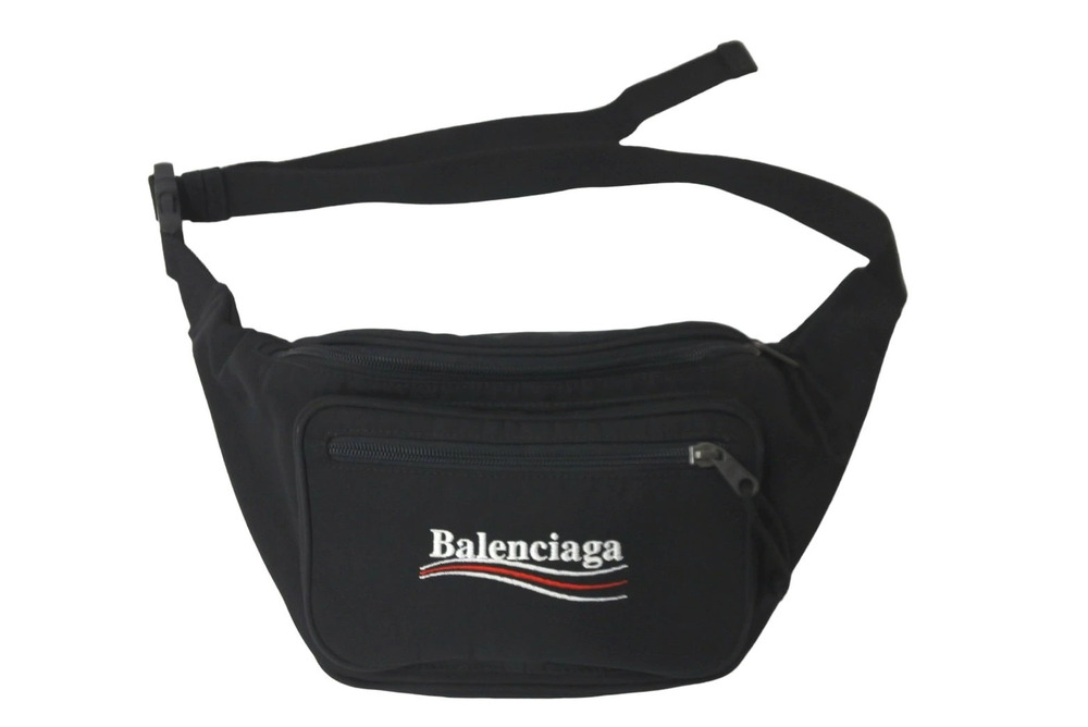 Balenciaga Explorer Belt Pack Waist Bag Body Black